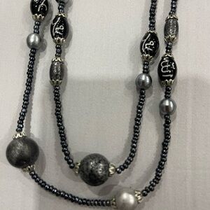 Black and gray necklace